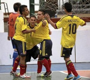 Los cafeteros solo pudieron igualar 1-1 con Venezuela (Foto: FutsaldoBrasil)